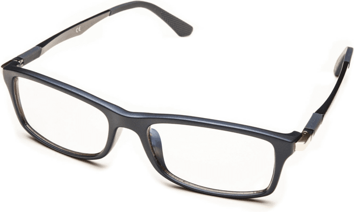 Blue Light Glasses Men, DYNAMIC (No Magnification) - High Optical Quality Lenses - Regular Size