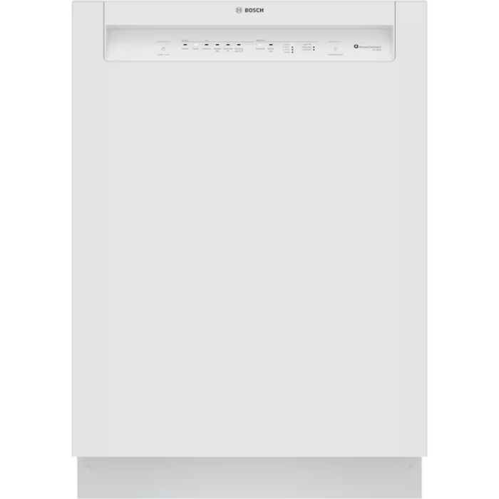 100 Series 24-In Front Control Smart Built-In Dishwasher (White), 50-Dba Very Quiet Sound Level