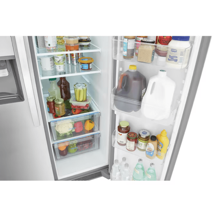 25.6-Cu Ft Side-By-Side Refrigerator with Ice Maker, Water and Ice Dispenser (Fingerprint Resistant Stainless Steel) ENERGY STAR - Image 5