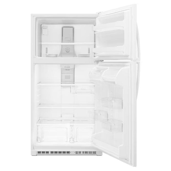 20.5-Cu Ft Top-Freezer Refrigerator (White) - Image 11