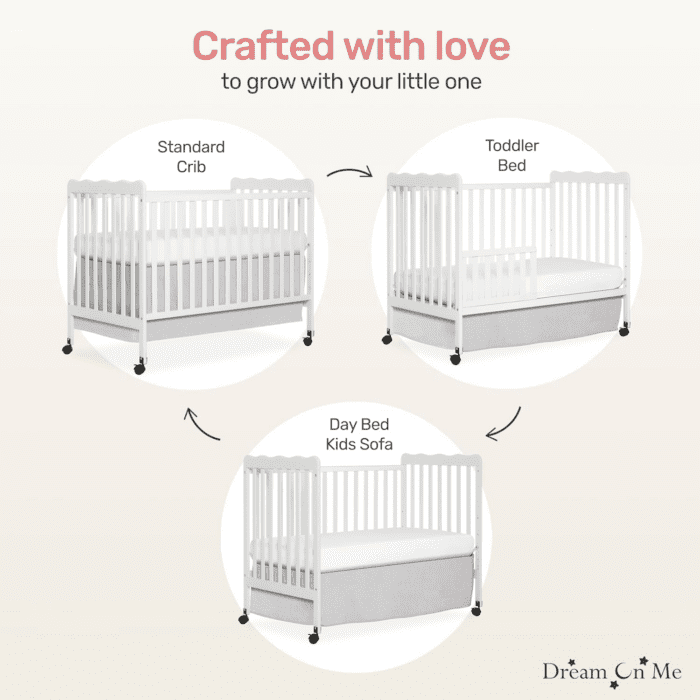 Carson Classic 3-In-1 Convertible Crib in White - Image 6