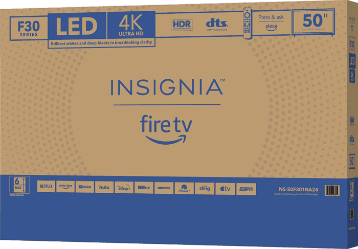 50-Inch Class F30 Series LED 4K UHD Smart Fire TV with Alexa Voice Remote (NS-50F301NA24) - Image 8