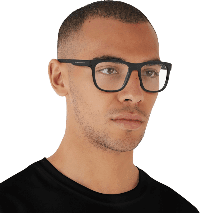 Men'S Ax3050 Square Prescription Eyeglass Frames - Image 6