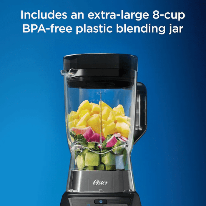 40-Oz 9-Speed Countertop Blender (Gray) - Image 4