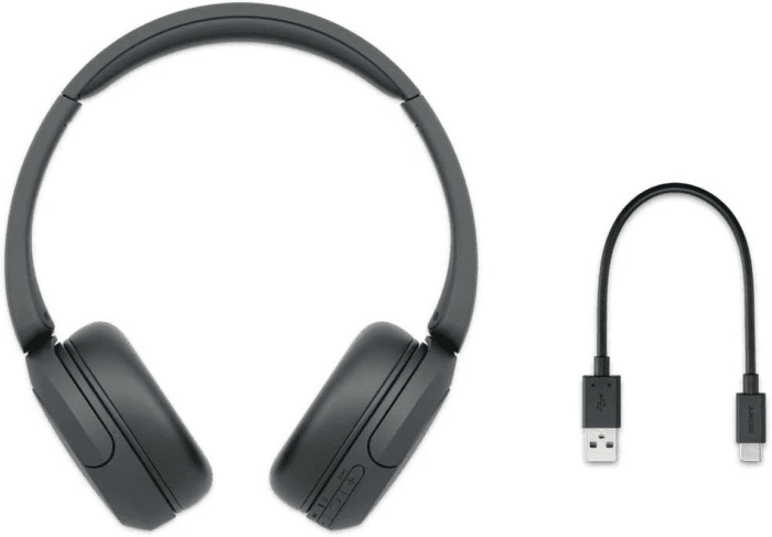 WH-CH520 Wireless Headphones Bluetooth On-Ear Headset with Microphone, Black New - Image 7