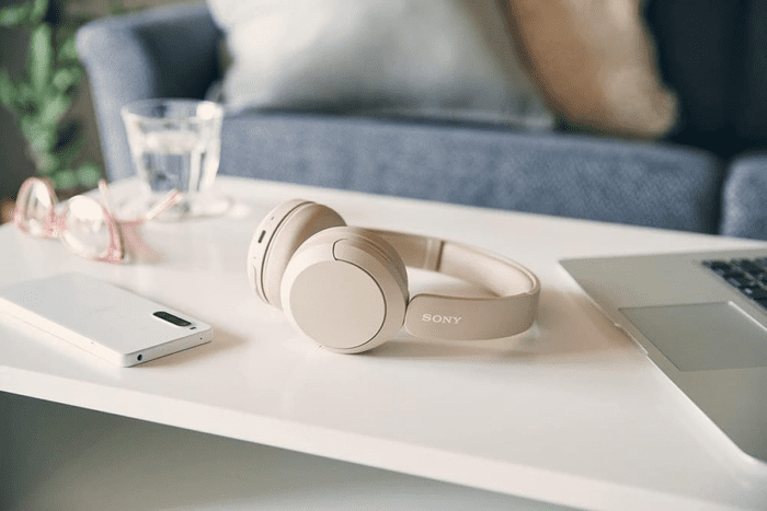 WH-CH520 Wireless Headphones Bluetooth On-Ear Headset with Microphone, Cappuccino - Image 10