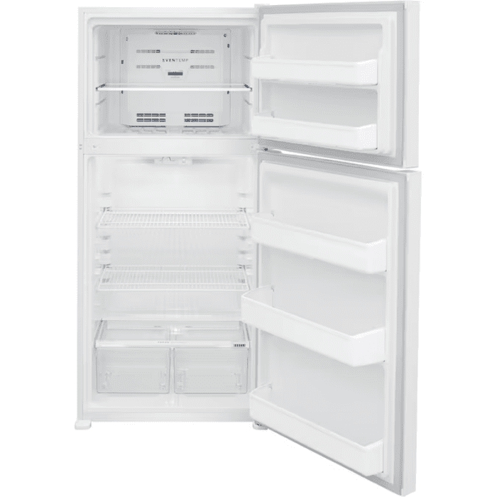 18.3-Cu Ft Top-Freezer Refrigerator (White) Garage Ready - Image 2