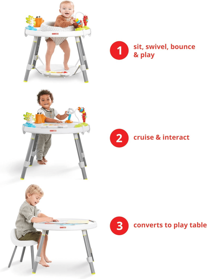 Baby Activity Center: Interactive Play Center with 3-Stage Grow-With-Me Functionality, 4Mo+, Explore & More - Image 5