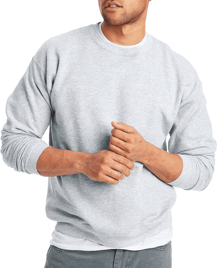 Ecosmart Fleece, Cotton-Blend Pullover, Crewneck Sweatshirt for Men (1 or 2 Pack)