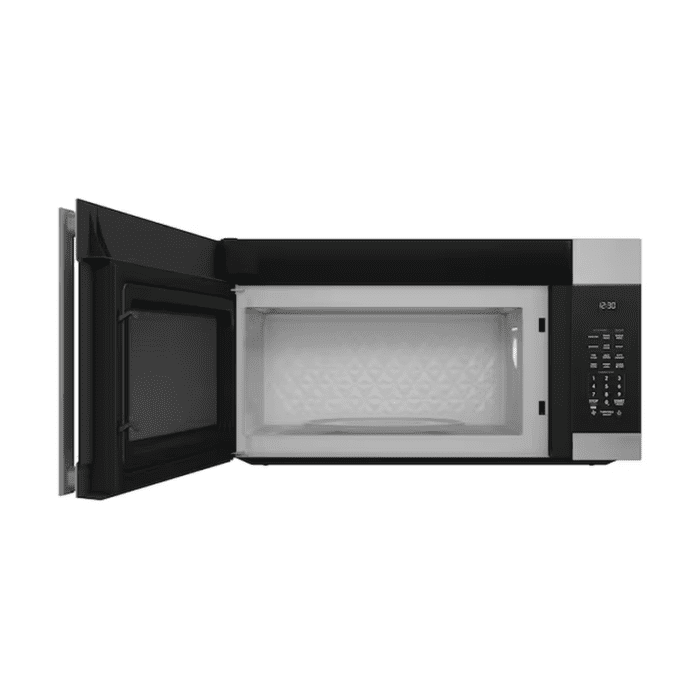 1.7-Cu Ft 1000-Watt Low Profile 29.88-In Over-The-Range Microwave with Sensor Cooking (Stainless Steel) - Image 4