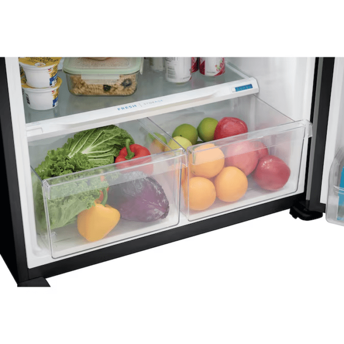 20-Cu Ft Top-Freezer Refrigerator (Fingerprint Resistant Stainless Steel) Garage Ready - Image 8