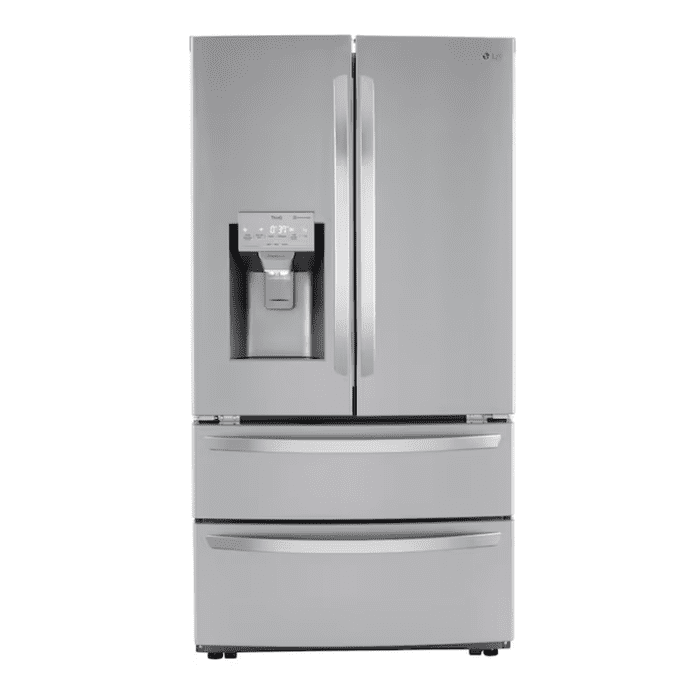 Craft Ice Smart Wifi Enabled 27.8-Cu Ft 4-Door Smart French Door Refrigerator with Dual Ice Maker, Water and Ice Dispenser (Fingerprint Resistant) ENERGY STAR