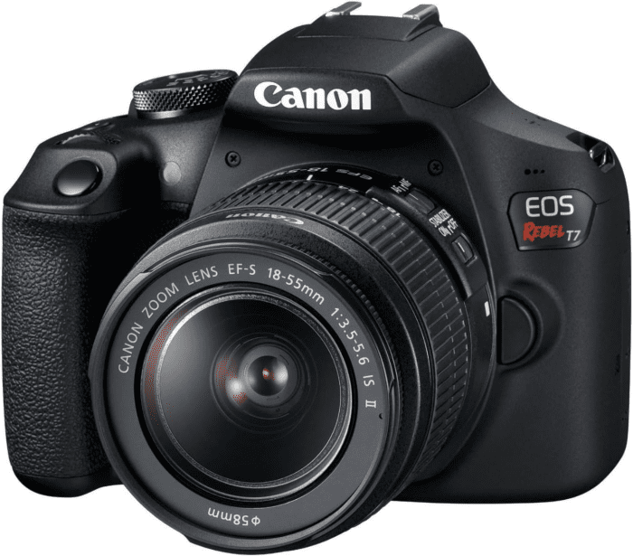 EOS Rebel T7 DSLR Camera with 18-55Mm Lens | Built-In Wi-Fi | 24.1 MP CMOS Sensor | DIGIC 4+ Image Processor and Full HD Videos - Image 2