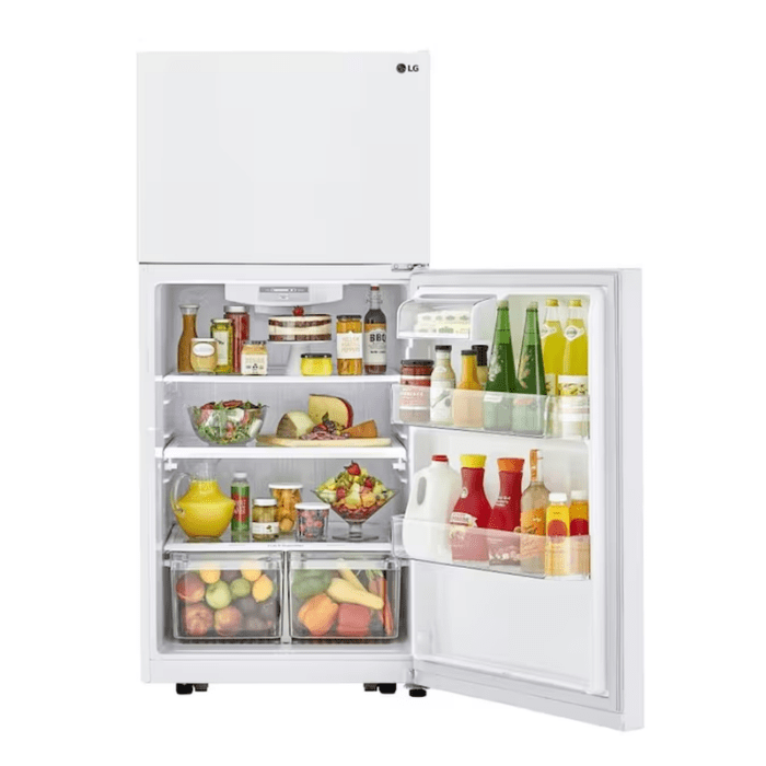 20.2-Cu Ft Top-Freezer Refrigerator (White) ENERGY STAR - Image 8