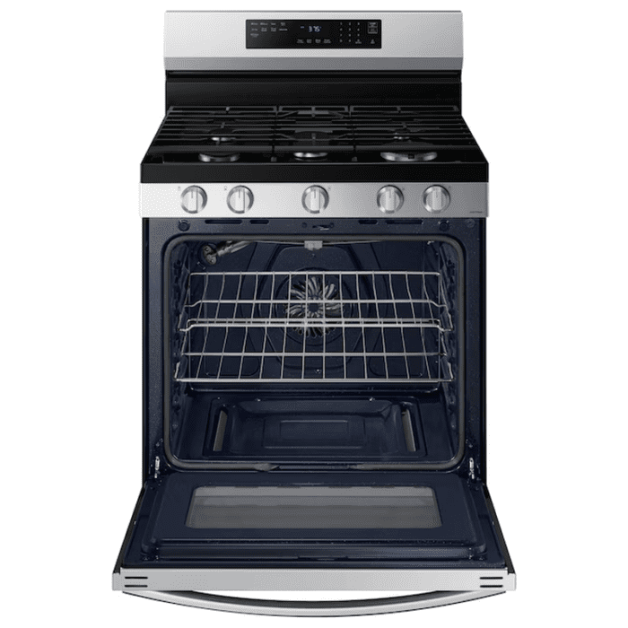 30-In 5 Burners 6-Cu Ft Self-Cleaning Air Fry Convection Oven Freestanding Smart Natural Gas Range (Fingerprint Resistant Stainless Steel) - Image 2