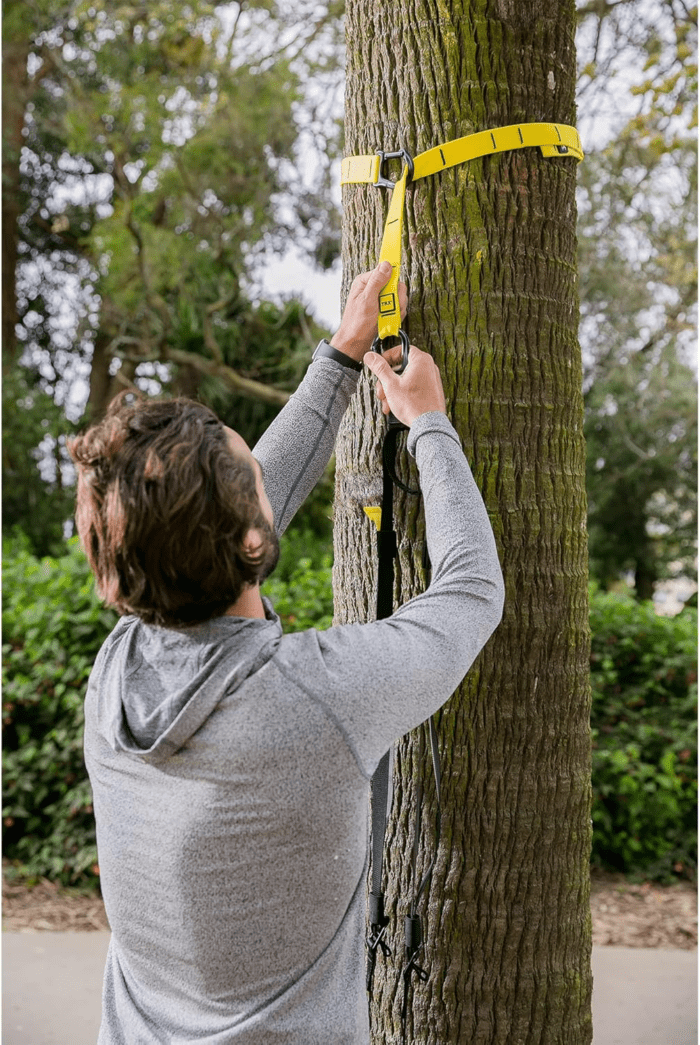 GO Suspension Trainer System, Full-Body Workout for All Levels & Goals, Lightweight & Portable, Fast, Fun & Effective Workouts, Home Gym Equipment or for Outdoor Workouts, Grey - Image 2