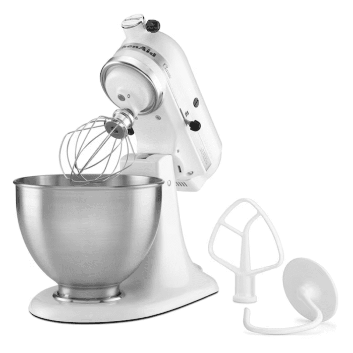 Classic Series White 4.5-Quart Tilt-Head Stand Mixer - Image 5