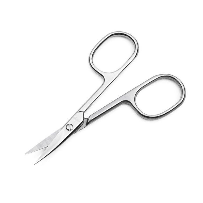 Premium Manicure Scissors Multi-Purpose Stainless Steel Cuticle Pedicure Beauty Grooming Kit for Nail, Eyebrow, Eyelash, Dry Skin Curved Blade 3.5 Inch - Image 2