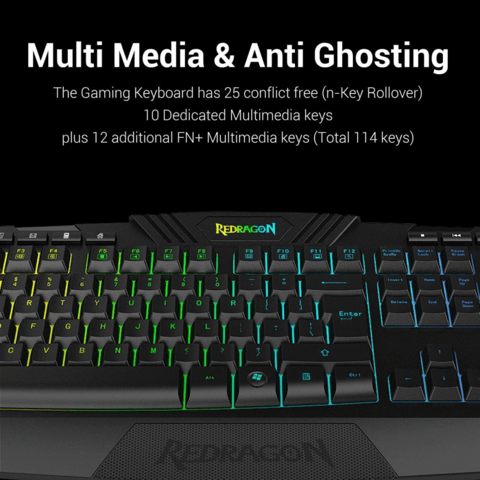 S101 Gaming Keyboard, M601 Mouse, RGB Backlit Gaming Keyboard, Programmable Backlit Gaming Mouse, Value Combo Set [New Version] - Image 5