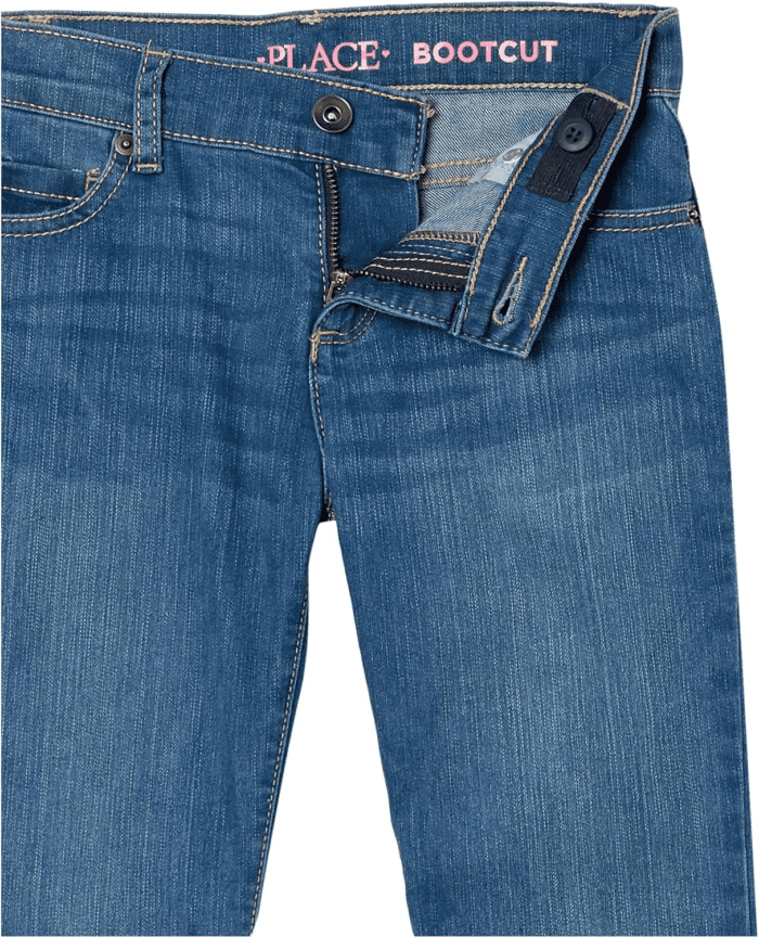 Girls' Basic Bootcut Jeans - Image 8