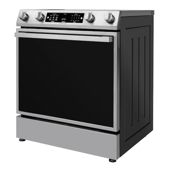 30-In Glass Top 5 Burners 5.8-Cu Ft Self & Steam Cleaning Air Fry Convection Oven Slide-In Electric Range (Stainless Steel) - Image 17