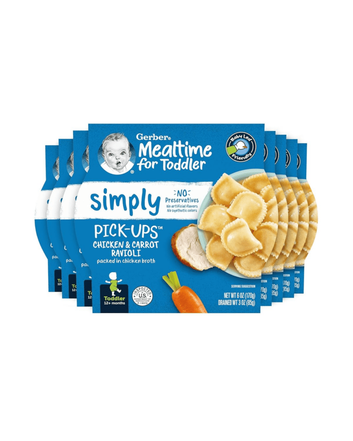 Pick-Ups, Chicken & Carrot Ravioli in a Chicken Broth, 6 Ounce (Pack of 8)