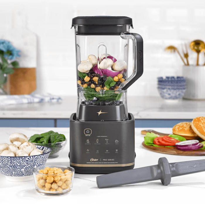 72-Oz 3-Speed Blender and Food Processor Combo (Black) - Image 2