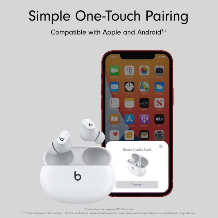 Studio Buds with Applecare+ for Headphones (2 Years) - White - Image 6