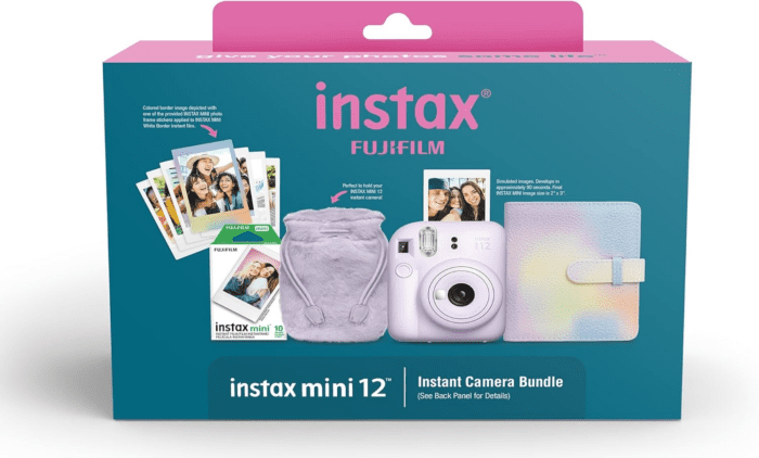 INSTAX Mini 12 Purple Holiday Bundle 2024