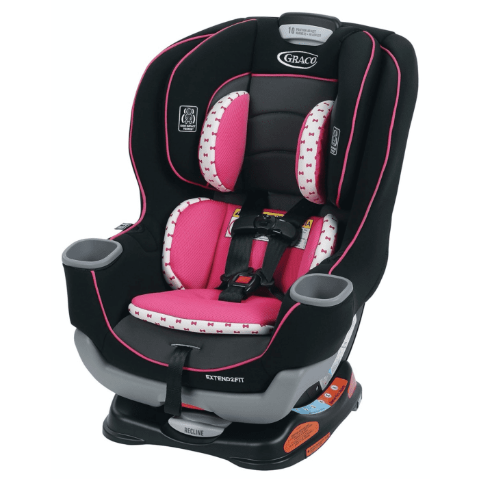 Extend2Fit Kenzie, 2-In-1 Convertible Car Seat for Infants to Toddlers with Advanced Safety Features