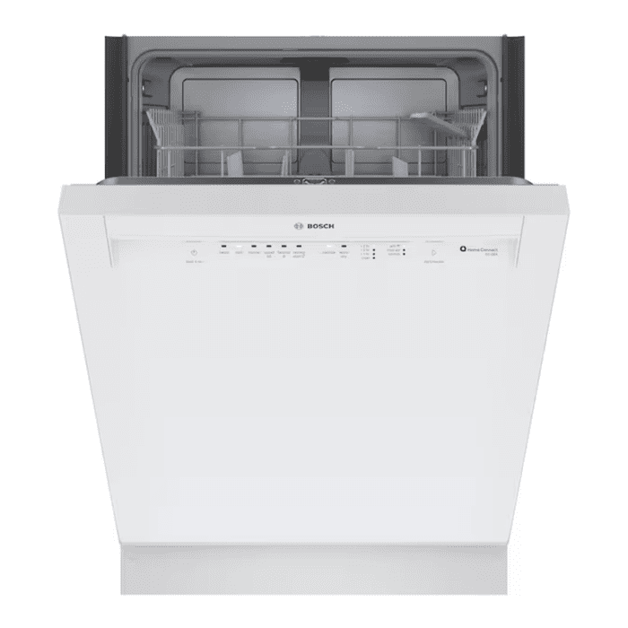 100 Series 24-In Front Control Smart Built-In Dishwasher (White), 50-Dba Very Quiet Sound Level - Image 4