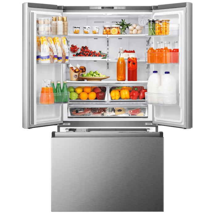 Pureflat 26.6-Cu Ft French Door Refrigerator with Ice Maker and Water Dispenser (Fingerprint Resistant Stainless Steel) ENERGY STAR - Image 3