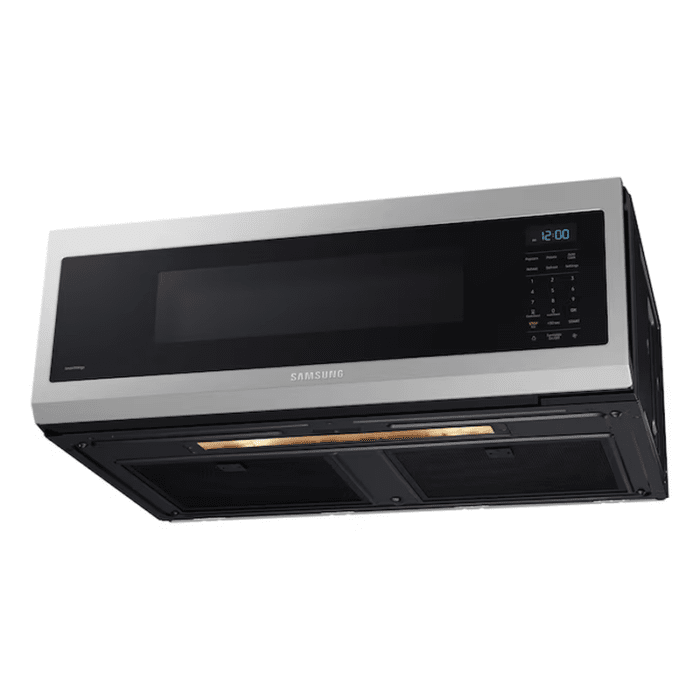 Smart SLIM 1.1-Cu Ft 1100-Watt Low Profile 29.88-In Over-The-Range Microwave (Fingerprint Resistant Stainless Steel) - Image 6