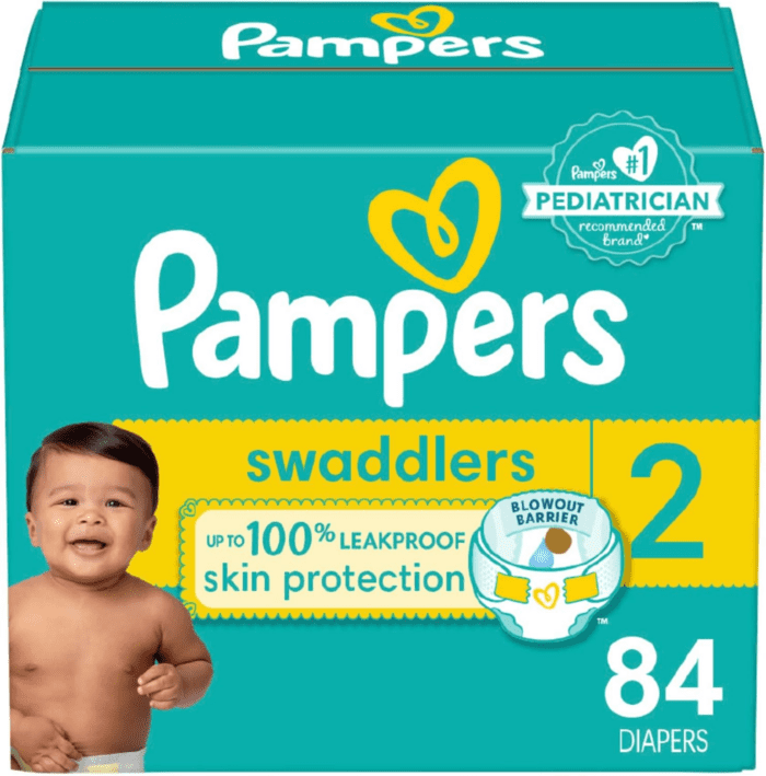 Swaddlers Diapers - Size 2, 84 Count, Ultra Soft Disposable Baby Diapers