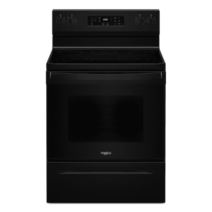 30-In Glass Top 5 Burners 5.3-Cu Ft Steam Cleaning Freestanding Electric Range (Fingerprint Resistant Stainless Steel) - Image 18