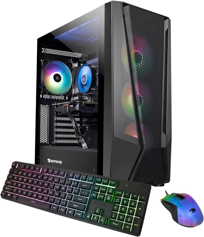 Trace Mesh Gaming PC Computer Desktop TMI7N46T01, Intel Core I7 14700F, NVIDIA Geforce RTX 4060 Ti 8GB, 32GB DDR5 5600 RGB, 1 TB Nvme SSD, Wifi Ready, Windows 11 Home