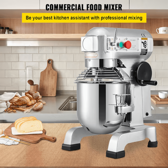 1100 W 3 Speed 30 Qt Food Mixer Dough Mixer Stainless Steel 30-Quart Commercial/Residential Bowl-Lift Stand Mixer - Image 3