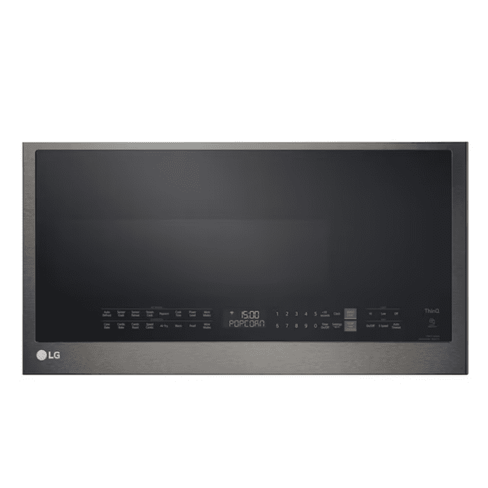 1.7-Cu Ft 1650-Watt Air Fry 29.94-In Over-The-Range Convection Microwave with Sensor Cooking (Printproof Stainless Steel) - Image 12