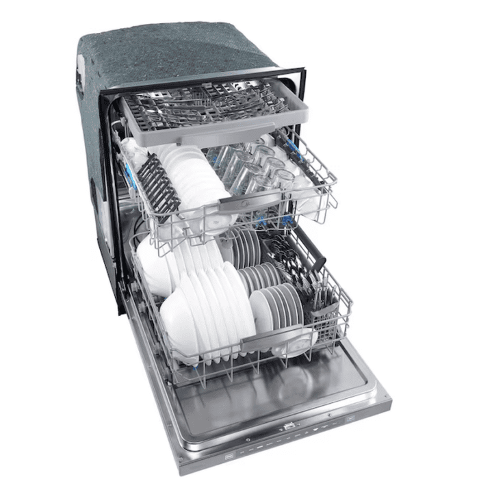 24-In Top Control Built-In Dishwasher with Third Rack (Stainless Steel) ENERGY STAR, 45-Dba Very Quiet Sound Level - Image 17