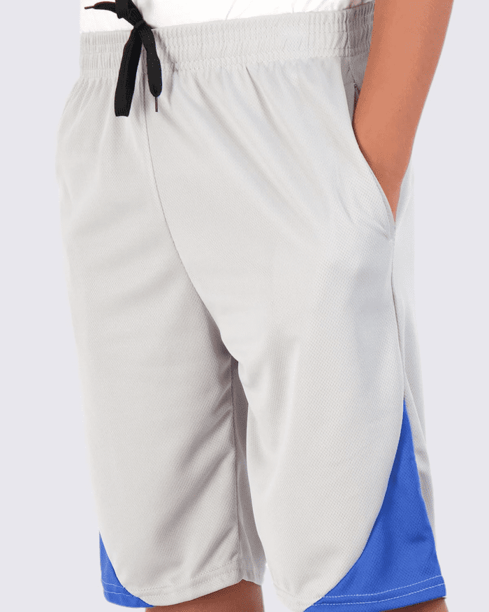 Boys' 5-Pack Mesh Active Athletic Performance Basketball Shorts with Pockets - Image 4