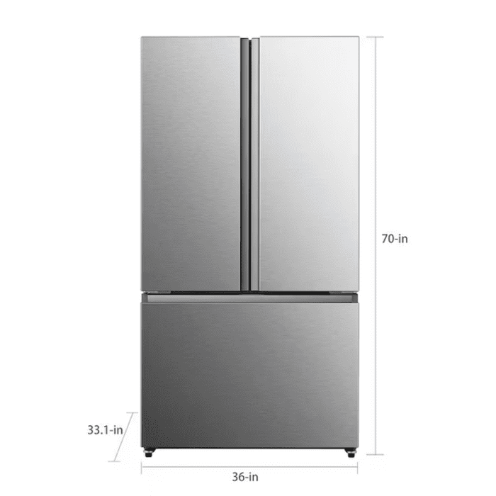 Pureflat 26.6-Cu Ft French Door Refrigerator with Ice Maker and Water Dispenser (Fingerprint Resistant Stainless Steel) ENERGY STAR - Image 6