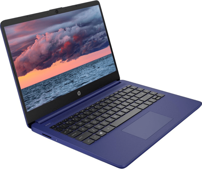 Portable Laptop, Student and Business, 14" HD Display, Intel Quad-Core N4120, 8GB DDR4 RAM, 64GB Emmc, 1 Year Office 365, Webcam, SD Card Reader, HDMI, Wi-Fi, Windows 11 Home, Blue, KKE Mousepad - Image 3