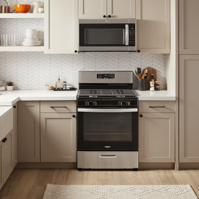 30-In 4 Burners 5.1-Cu Ft Freestanding Natural Gas Range (Stainless Steel) - Image 13