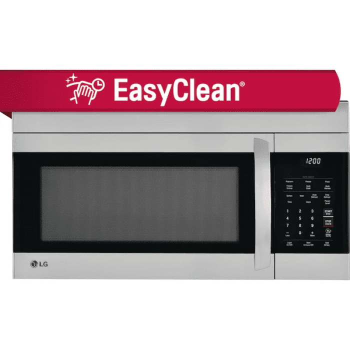 Easyclean 1.7-Cu Ft 1000-Watt 29.88-In Over-The-Range Microwave with Sensor Cooking (Stainless Steel) - Image 7