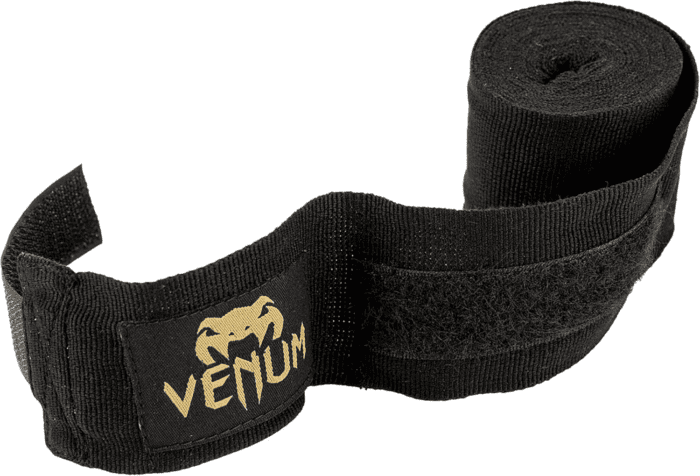 Kontact Boxing Hand Wraps - Black/Gold, 180 In - Image 3