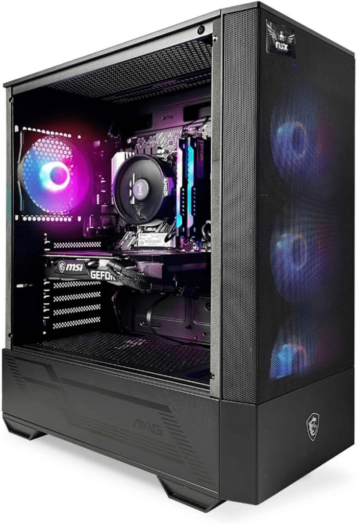 PC Tomcat AMD Ryzen 5 5500 3.6 Ghz, RTX 3050, 512 GB NVME SSD, 16GB DDR4 RGB RAM 3600, 650W Bronze PSU, Windows 11 Home 64-Bit Built in USA Wifi Ready - Image 4