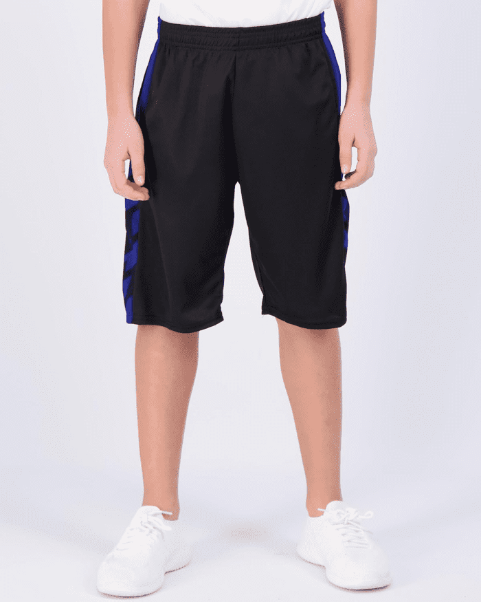 Boys' 5-Pack Mesh Active Athletic Performance Basketball Shorts with Pockets - Image 2