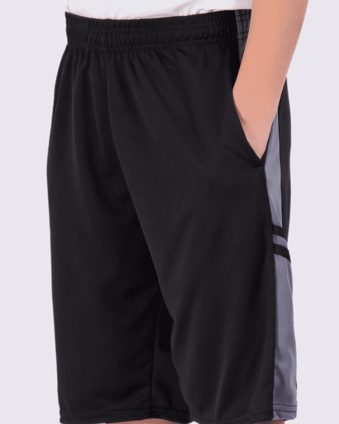 Boys' 5-Pack Mesh Active Athletic Performance Basketball Shorts with Pockets - Image 4