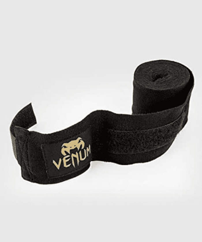 Kontact Boxing Hand Wraps - Black/Gold, 180 In - Image 4