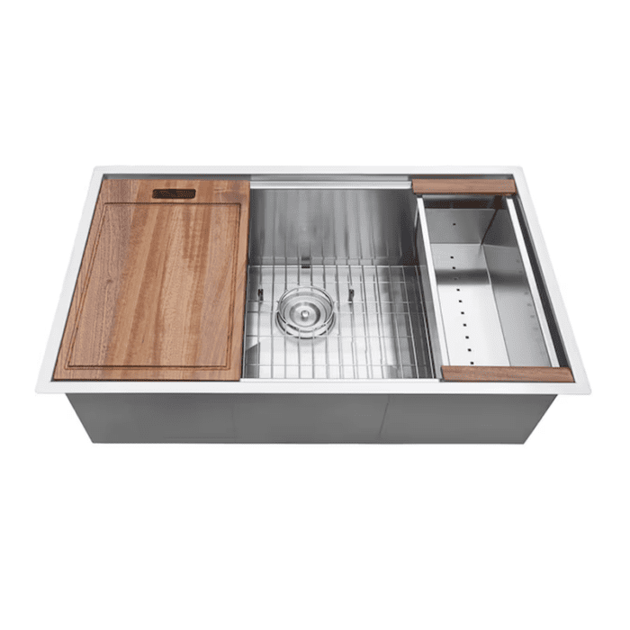 Roma Undermount 30-In X 19-In Stainless Steel Single Bowl Kitchen Sink - Image 8